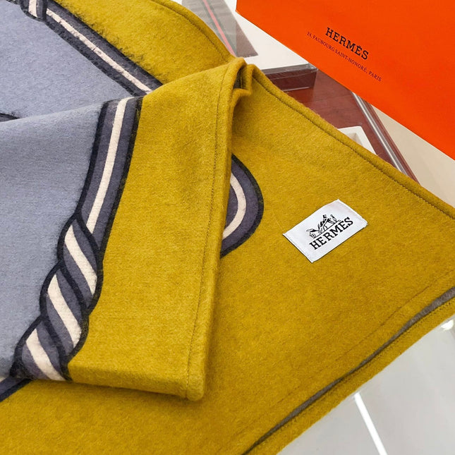 BLANKET 180 CM IN COLORFUL LAMBSWOOL AND CASHMERE 256061