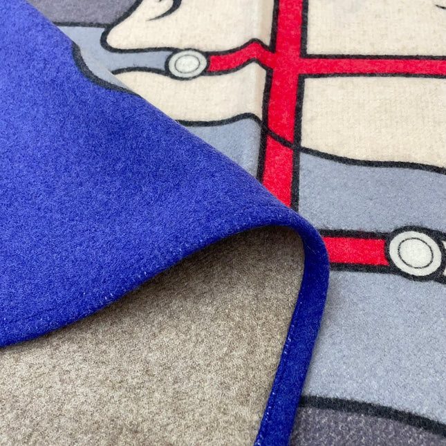 BLANKET 180 CM IN COLORFUL LAMBSWOOL AND CASHMERE 256062