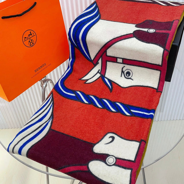 BLANKET 180 CM IN COLORFUL LAMBSWOOL AND CASHMERE 256063