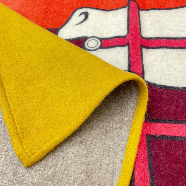 BLANKET 180 CM IN COLORFUL LAMBSWOOL AND CASHMERE 256063