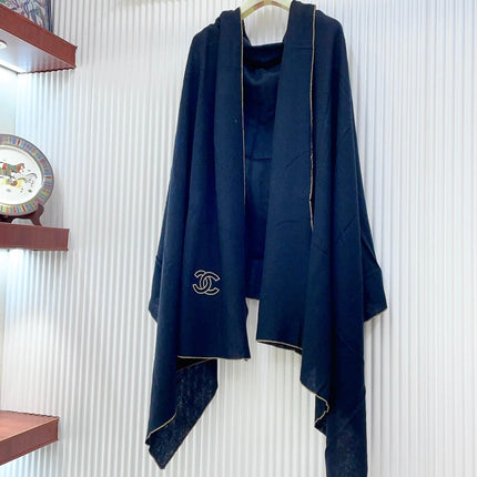 CC SCARF 200 CM IN BLACK CASHMERE 296704