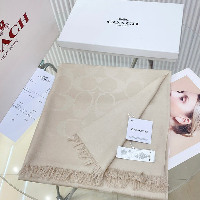 SCARF 180 CM IN BEIGE CASHMERE 332874