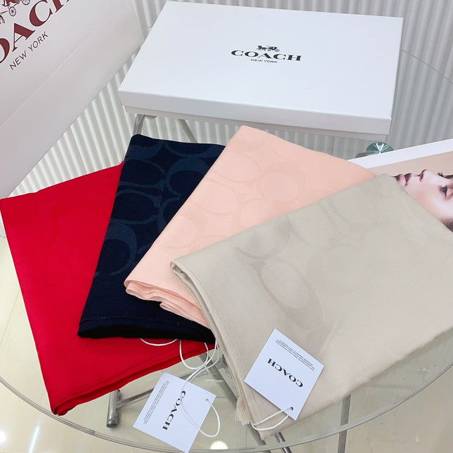 SCARF 180 CM IN CHERRY RED CASHMERE 332875