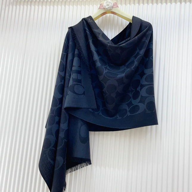 SCARF 180 CM IN BLACK CASHMERE 332873