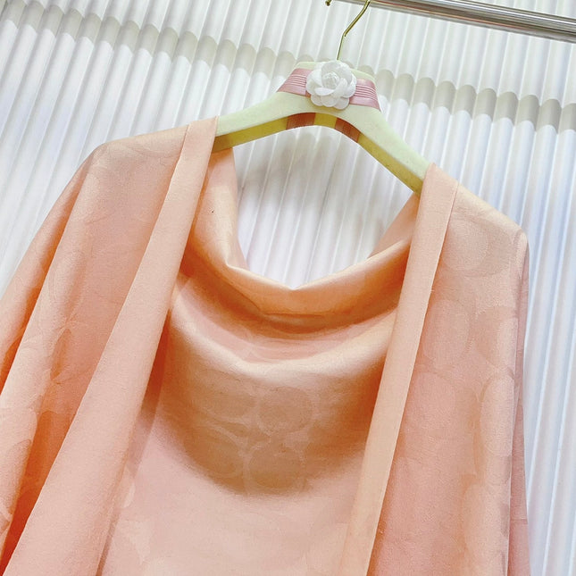 SCARF 180 CM IN PECHY PINK CASHMERE 332876