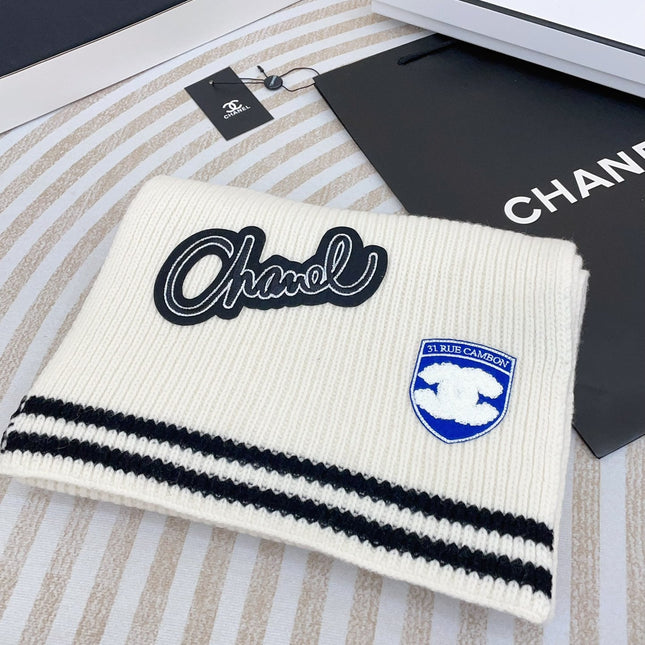 SCARF 180 CM IN WHITE PURE CASHMERE WITH STICKER 389997