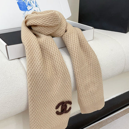 SCARF 190 CM IN DESERT BROWN CASHMERE 393185
