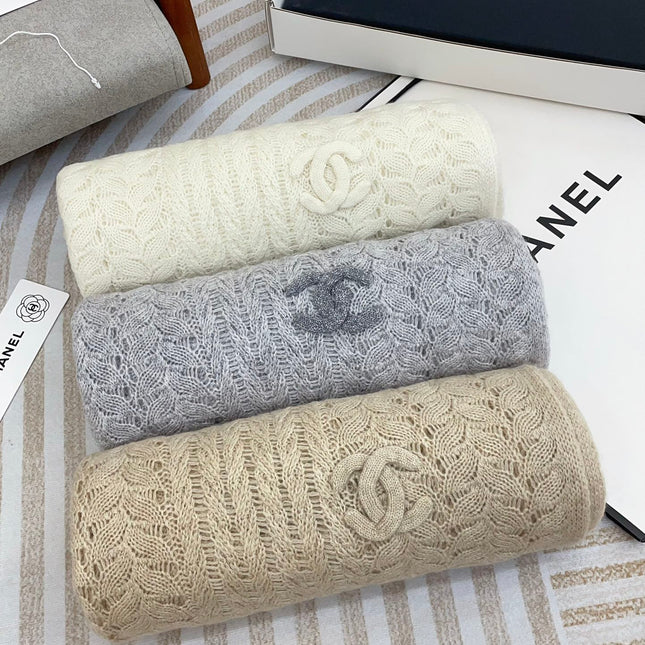 SCARF 190 CM IN CLOUD GRAY CASHMERE 396247