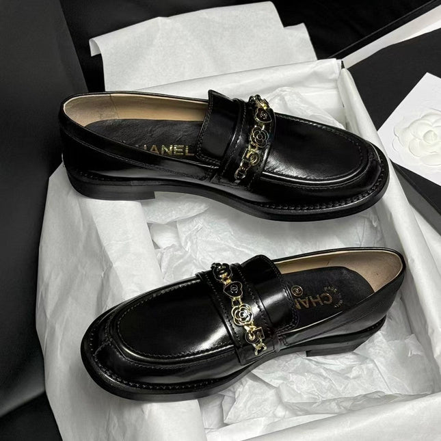 CC LOAFERS BLACK QUILTED CALFSKIN