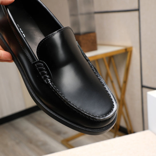CD RETRO SEWED LOAFER BLACK SMOOTH CALFSKIN