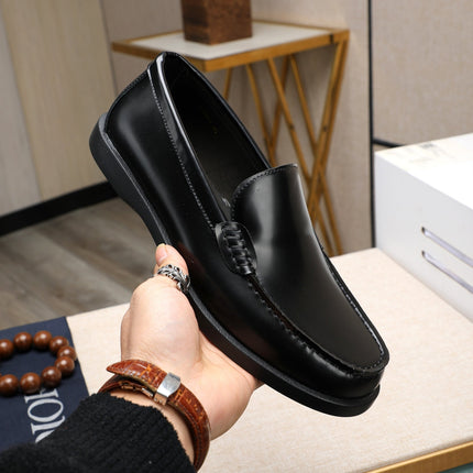 CD RETRO SEWED LOAFER BLACK SMOOTH CALFSKIN