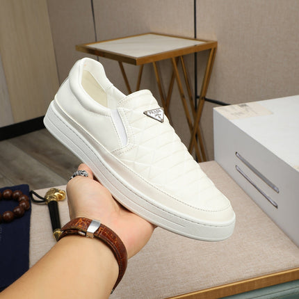 PRA LOAFER IN BEIGE CREAM EMBOSSED CALFSKIN