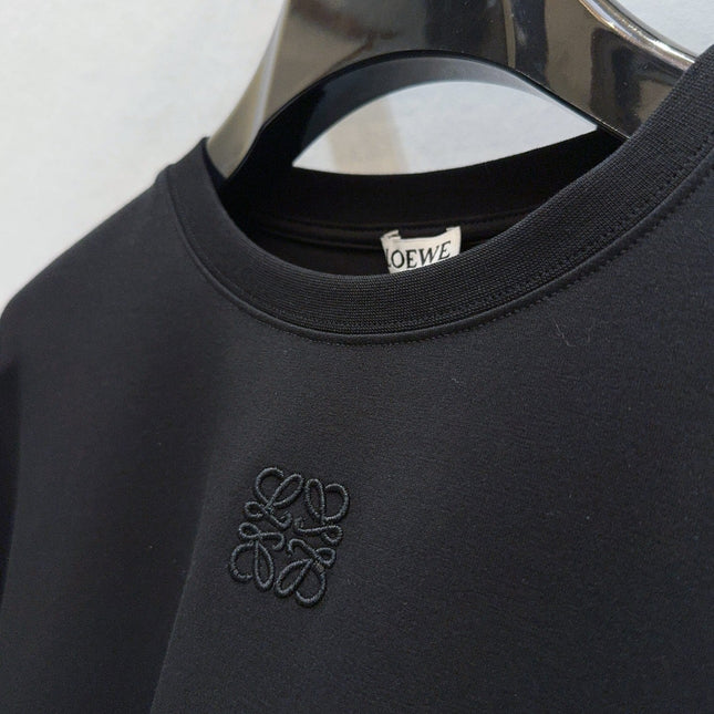 Loewe Slit T-shirt Black Cotton