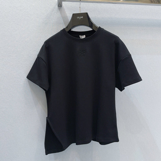 Loewe Slit T-shirt Black Cotton