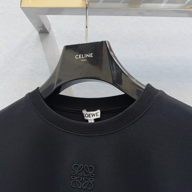 Loewe Slit T-shirt Black Cotton