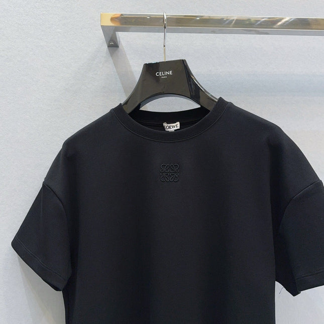 Loewe Slit T-shirt Black Cotton