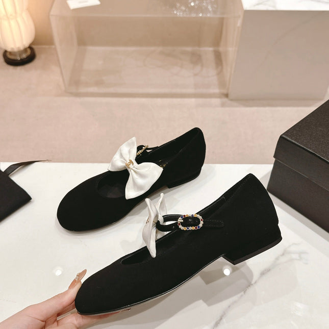 MARY JANE SHOES BLACK CALFSKIN