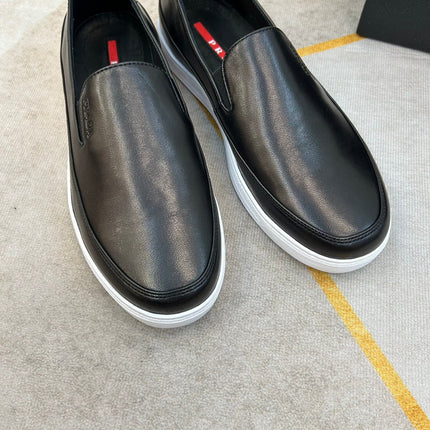 PRA LOAFERS IN BLACK LEATHER