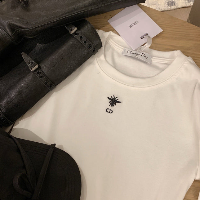 DIOR 25S LONG-SLEEVE PEPLUM T-SHIRT STYLE 185