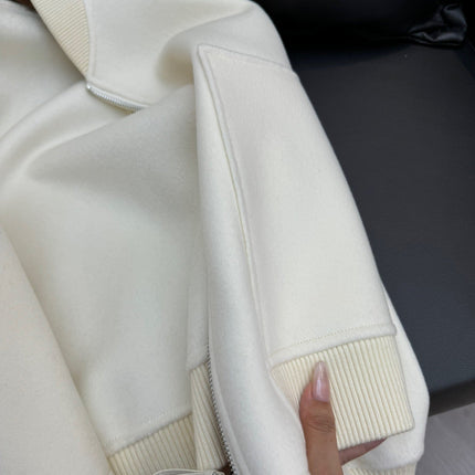 HERMES 25S SHORT CASHMERE COAT 281