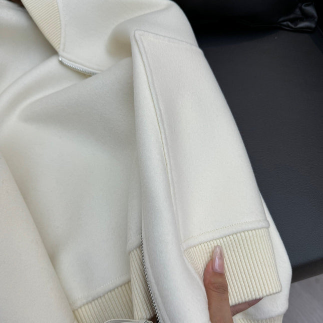 HERMES 25S SHORT CASHMERE COAT 281