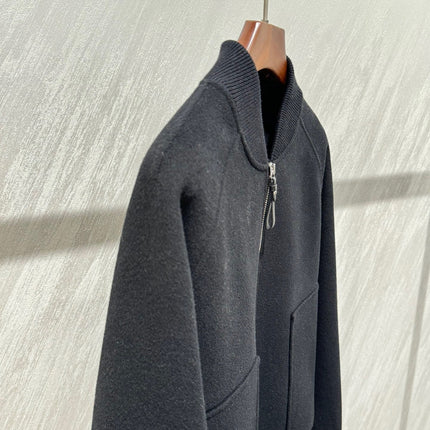 HERMES 25S SHORT CASHMERE COAT 282