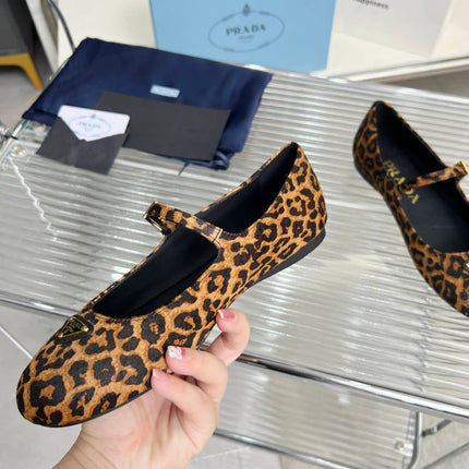 BALLET FLAT IN HONEY HORSEHAIR