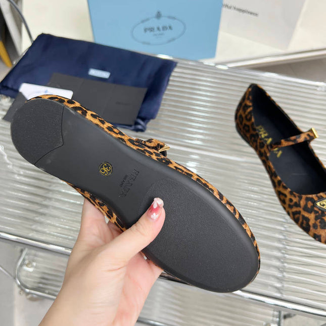 BALLET FLAT IN HONEY HORSEHAIR