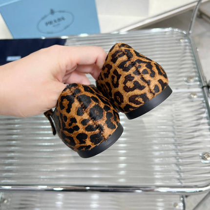 BALLET FLAT IN HONEY HORSEHAIR