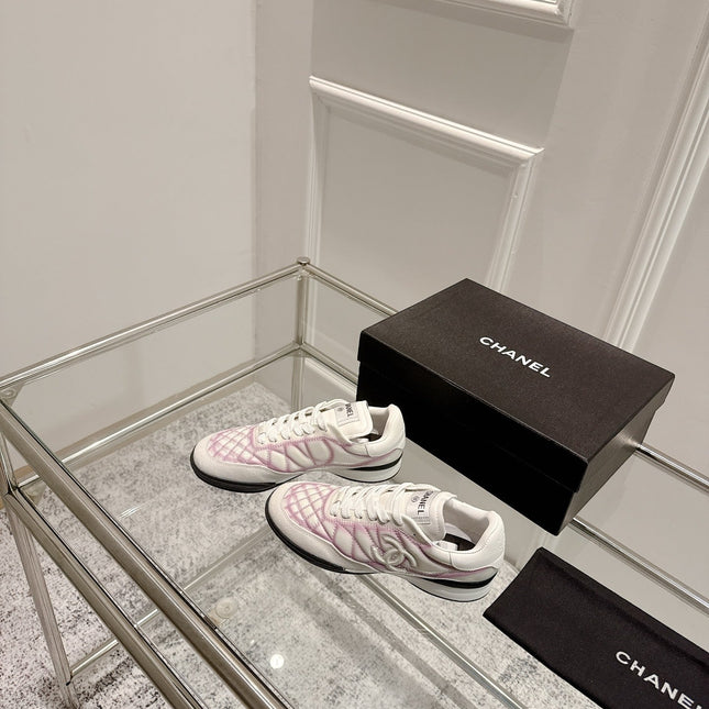 CASUAL SNEAKER IN WHITE AND PURPLE CALFSKIN