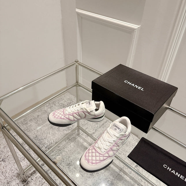 CASUAL SNEAKER IN WHITE AND PURPLE CALFSKIN