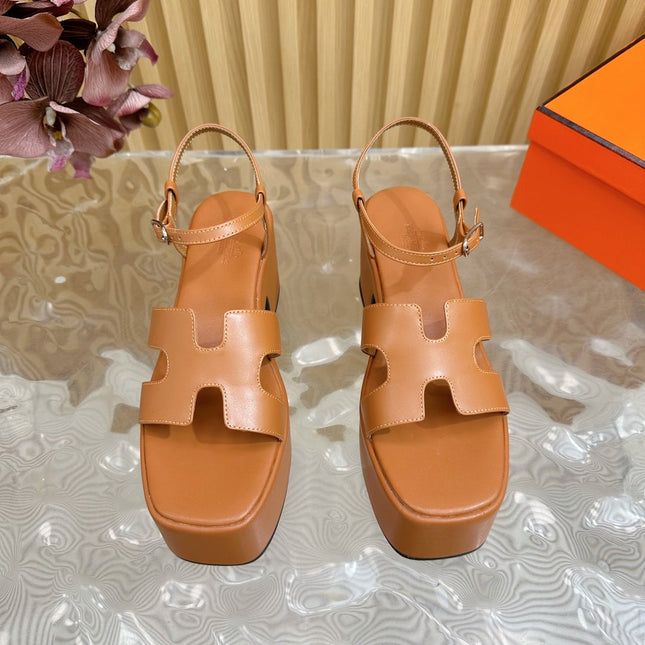 JAM 30 SANDAL IN BRONZE BROWN CALFSKIN