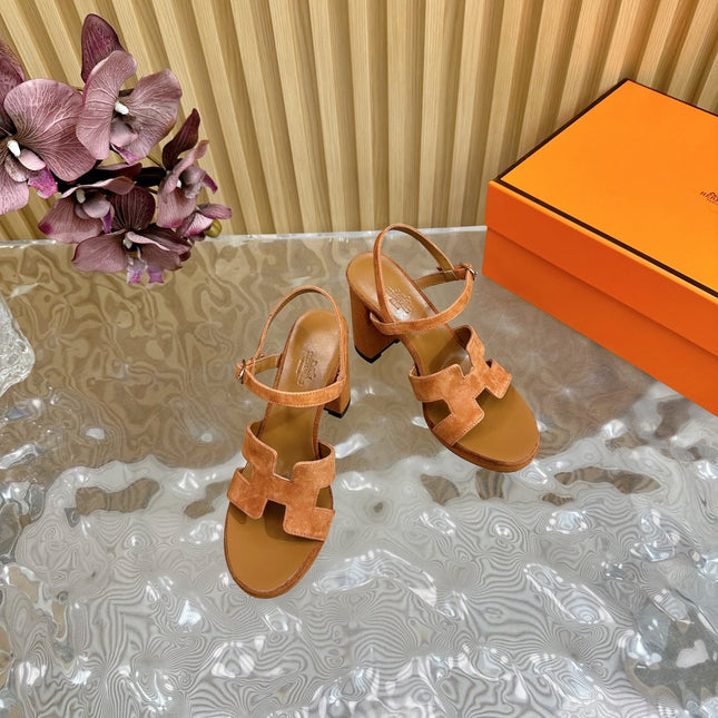 JAZZ 90 SANDAL IN BRONZE BROWN SUEDE