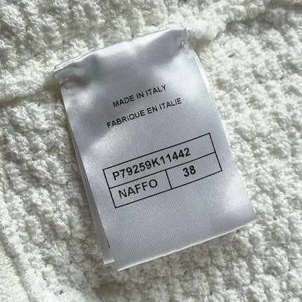 Chanel 25P Mini Skirt White Tweed 237298
