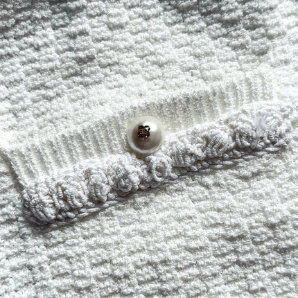 Chanel 25P Mini Skirt White Tweed 237298