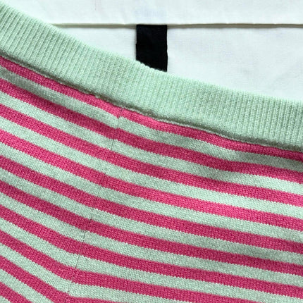 Chanel 25P Shorts Pink Mix Green Cashmere 237317