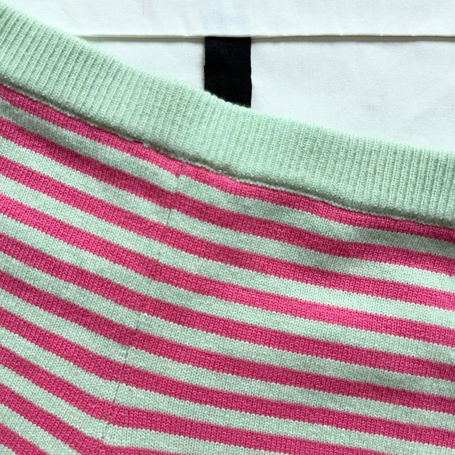 Chanel 25P Shorts Pink Mix Green Cashmere 237317