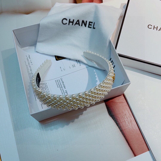 WHITE PEARL HAIRBAND 124690