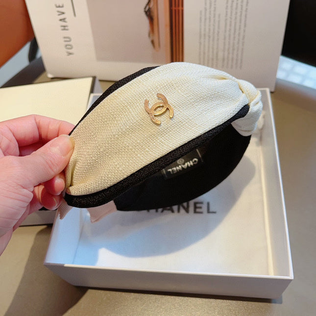 WHITE FABRIC HEADBAND 168553
