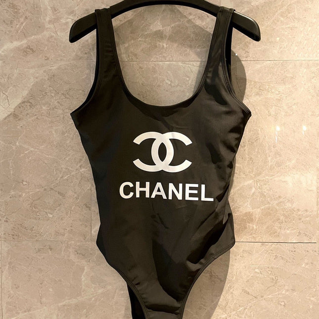 CC BIKINI SWIMSUIT SET IN BLACK 109092