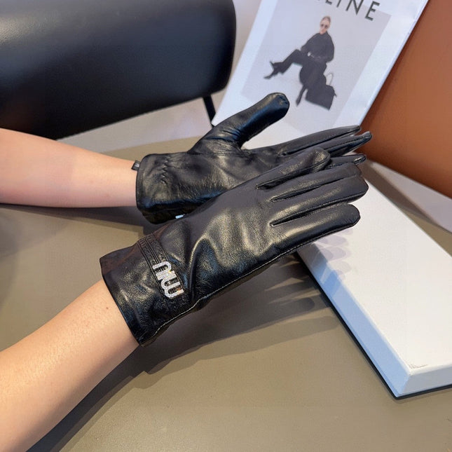 GLOVES IN BLACK SHEEPSKIN 463893