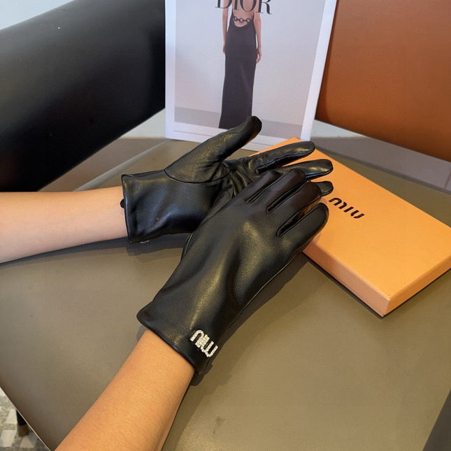 GLOVES IN BLACK LAMBSKIN 465049