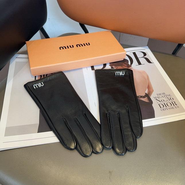 GLOVES IN BLACK LAMBSKIN 465049