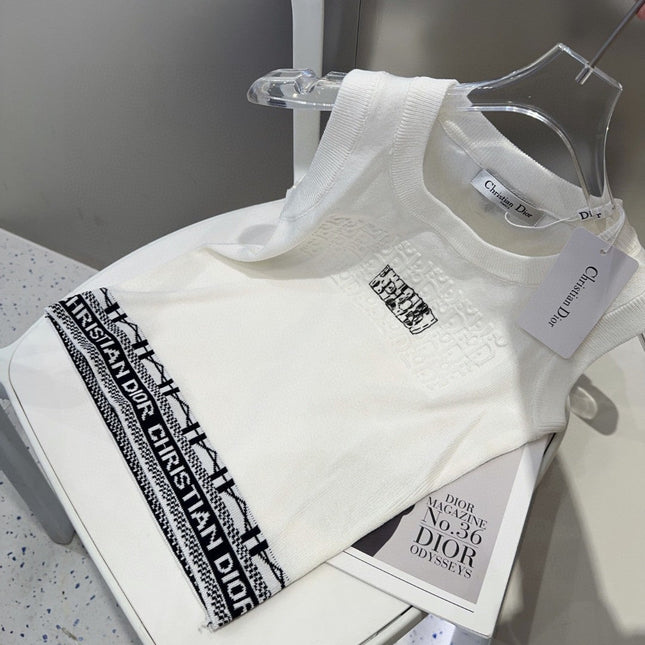 TANK TOP 612060 IN WHITE COTTON RIBBED