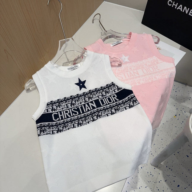 TANK TOP 612065 IN WHITE COTTON RIBBED EMBOSSED LOGO