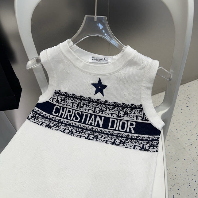 TANK TOP 612065 IN WHITE COTTON RIBBED EMBOSSED LOGO