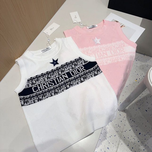 TANK TOP 612066 IN PINK COTTON RIBBED EMBOSSED LOGO