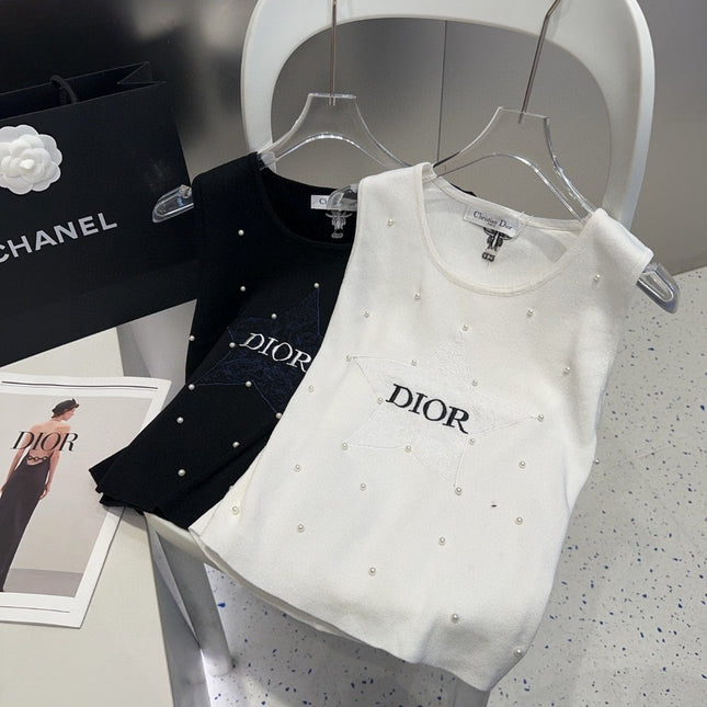 TANK TOP 633196 IN WHITE COTTON EMBOSSED PEARL