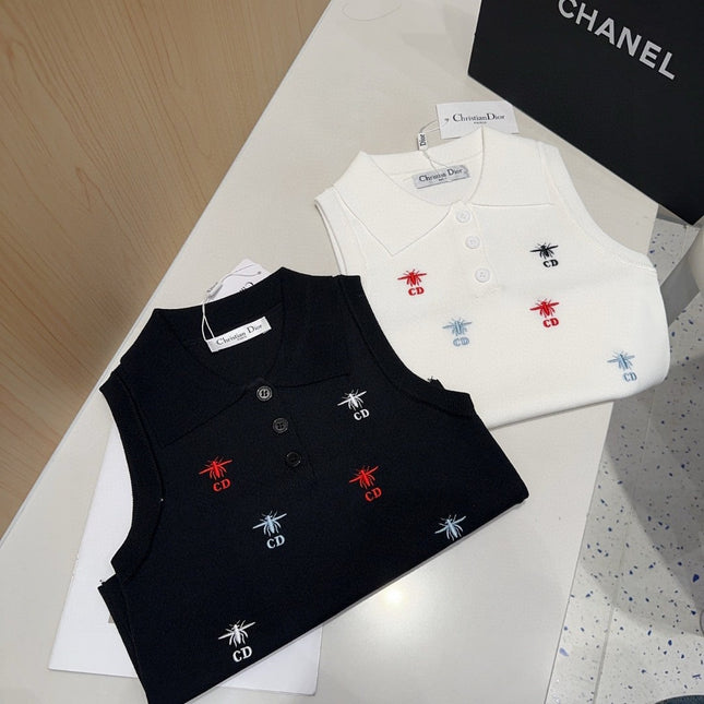 TANK TOP 624511 IN BLACK COTTON RIBBED