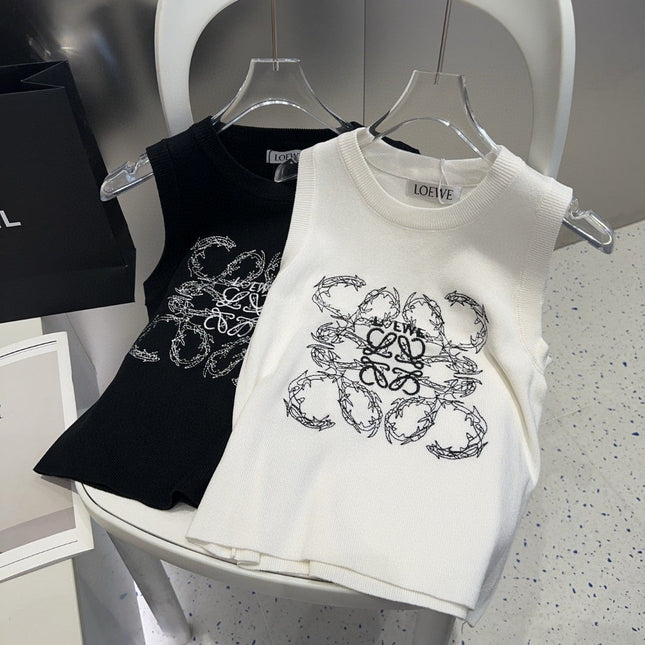 TANK TOP 633203 IN WHITE COTTON RIBBED KNIT